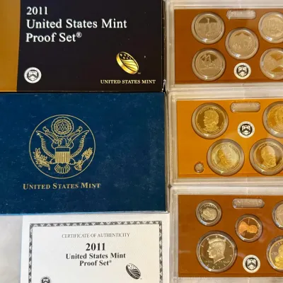 2011 United States Mint Proof Coin Set With COA & Original Box