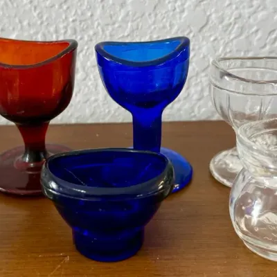 Antique And Vintage Eye Wash Cups - Flint, Safe Guards, Glasco, And More