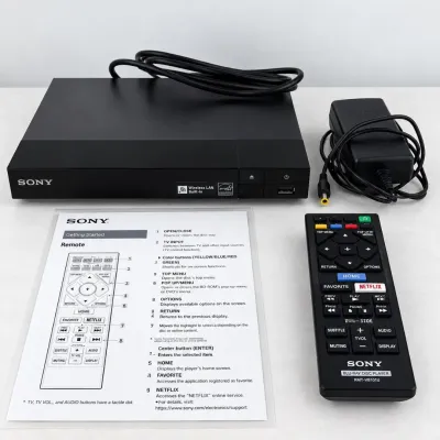 E sony bdp bx370 blu ray disc and dvd player