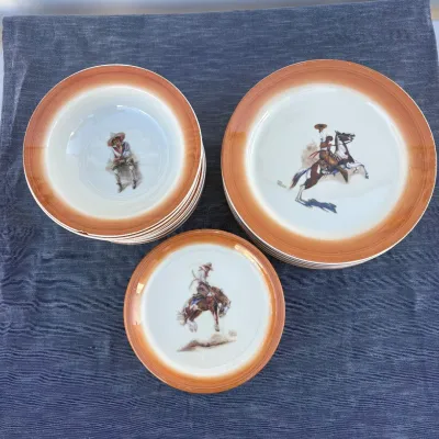 K 21 piece montana lifestyles dish set