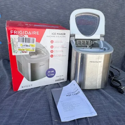 K frigidaire stainless steel ice maker