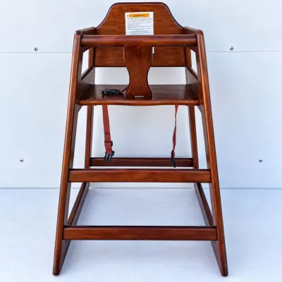 K wooden high chair