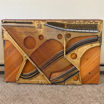 M vintage lester piano harp soundboard assembly
