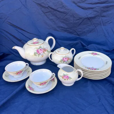 Hd narumi china japan floral tea set