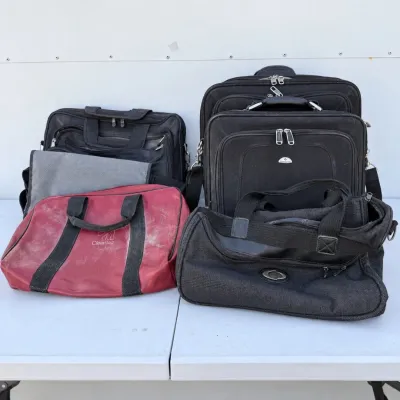 B assortment of luggage bags