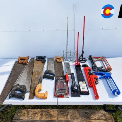 G assorted hand and painters tools lot