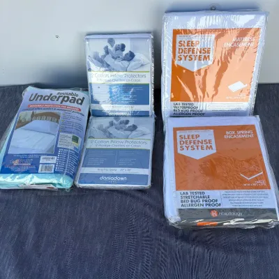 B 5 piece bed protection assortment