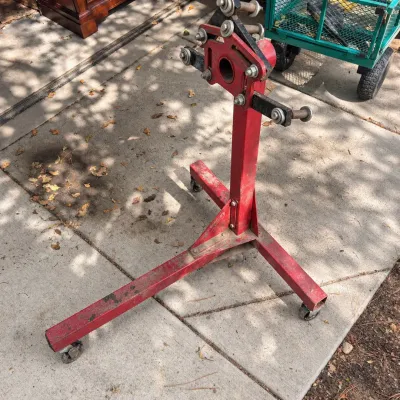 G lakewood industries 575 lb capacity rotating engine stand