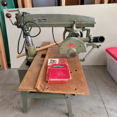 G vintage dewalt amf mbf radial arm saw