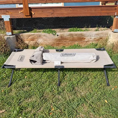 G coleman portable camping cot