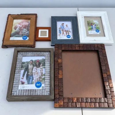 Ld set of 6 mixed picture frames