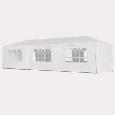 G quictent 10x30 white party tent
