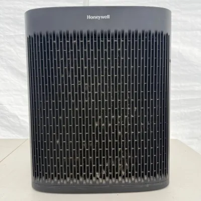E honeywell air purifier with sleek black design