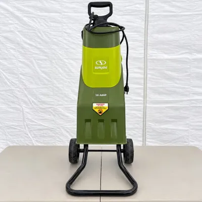G sun joe cj601e 14 amp electric wood chipper shredder