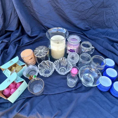 Ld assorted candle decorative glassware