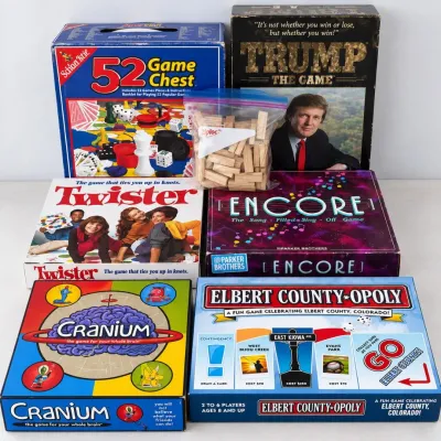 T variety board game lot