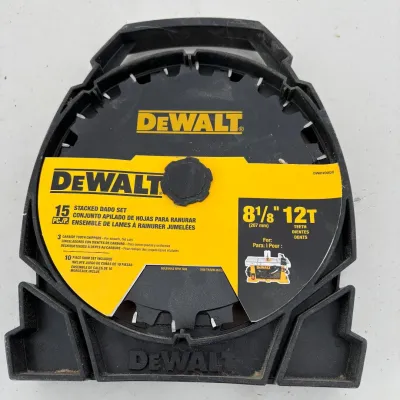 G dewalt 8 1 8 inch 12 tooth staggered dado set