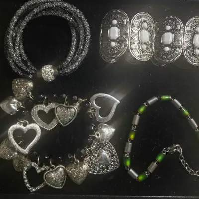 Lot 4 Fashionably Vintage Bracelets ~~ asst. styles