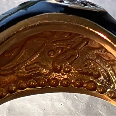 18 karat high grade electroplate men’s ring