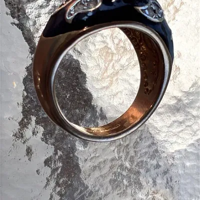 18 karat high grade electroplate men’s ring