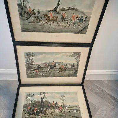 Match set 3 Hunt Scenes ~ The Start / The Hunt / The Run