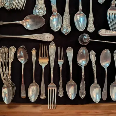 Sterling flatware!