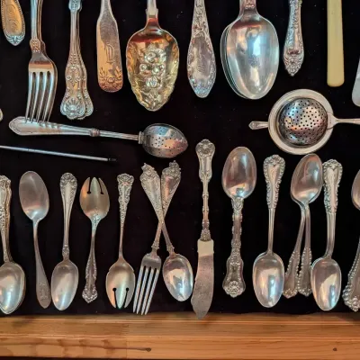 Sterling flatware!