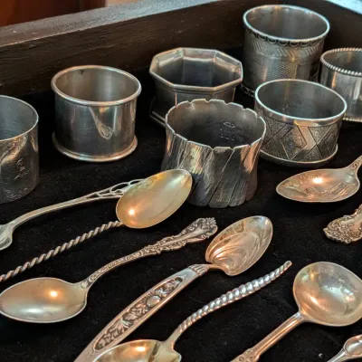 Sterling napkin rings!