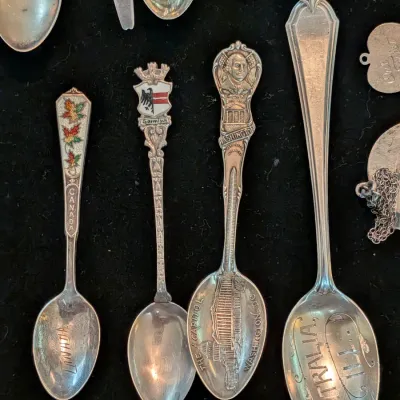 Sterling souvenir spoons!