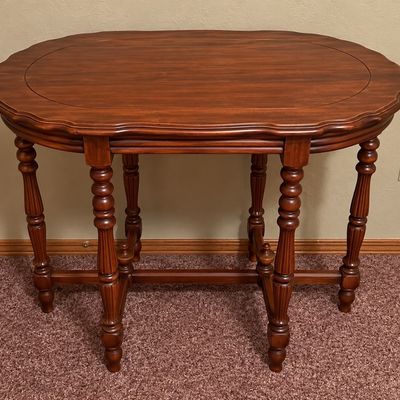 console table with twist legs