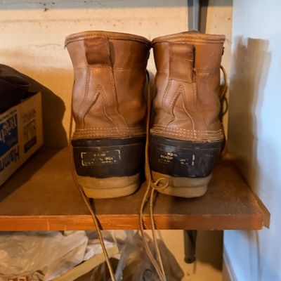 Sale Photo Thumbnail #178: Pair of vintage L.L. Bean duck boots.