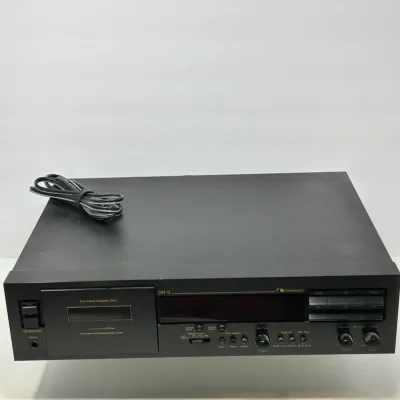 Sale Photo Thumbnail #208: Vintage Nakamichi DR-3 two-head cassette deck in a black finish, circa 1990s.