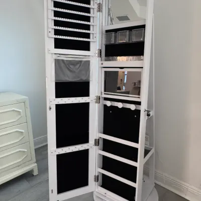 Sale Photo Thumbnail #79: Full Length MIrror and Swiveling Jewelry Case