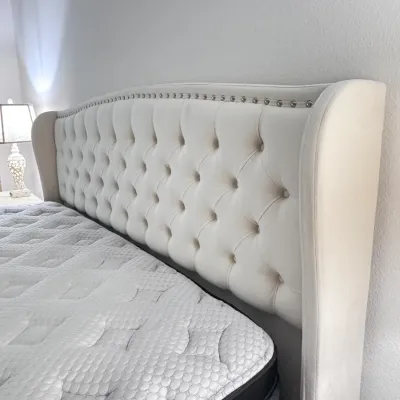 Sale Photo Thumbnail #85: King Size Tufted Bed Frame