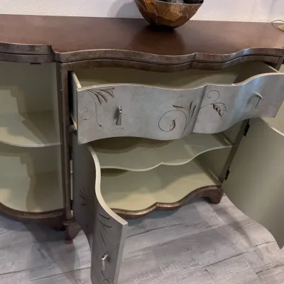 Sale Photo Thumbnail #21: Painted, Curved Front Entryway Cabinet