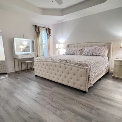 Sale Photo Thumbnail #84: King Size Tufted Bed Frame