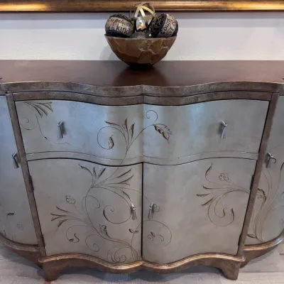 Sale Photo Thumbnail #19: Painted, Curved Front Entryway Cabinet