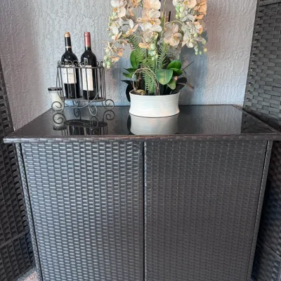 Sale Photo Thumbnail #46: Resin Wicker Cabinet