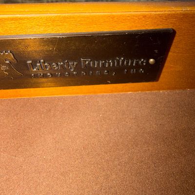 Pair of Liberty Furniture Wooden Nightstands (PB-MG)