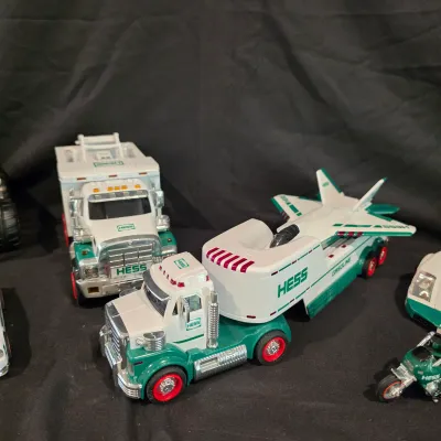 Collection of Hess Toy Trucks & Vehicles. (G-JS)