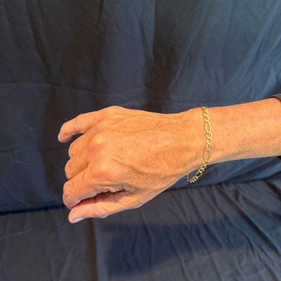 14K Gold Figaro Link Bracelet (PB-MG)