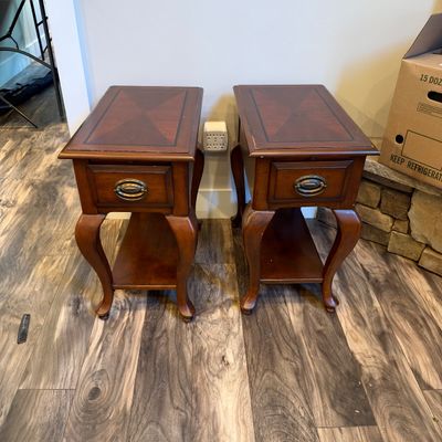 Pair of Lane End Tables (LR-RG)