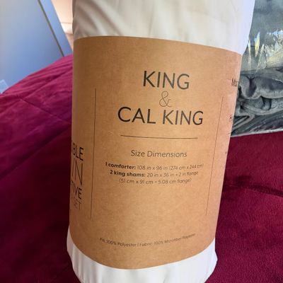 King Bedding - Vellux Blanket & Down Alternative Comforter Set (PB-RG)