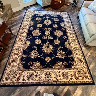 Radici USA Noble Navy Area Rug 7'9" x 11'6”" (LR-RG)