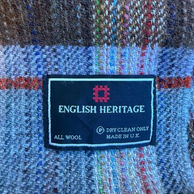 Two English Heritage All Wool Plaid Throw's (PB-MG)