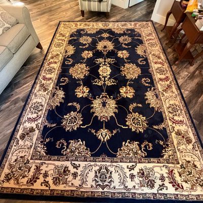 Radici USA Noble Navy Area Rug 7'9" x 11'6”" (LR-RG)