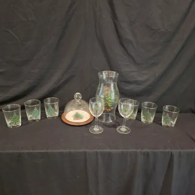 Festive Christmas Glassware & More (G-JS)