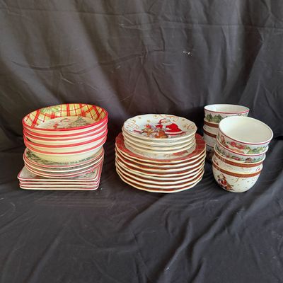Certified International Christmas Ceramic Dishware & Bowls (K-MG)