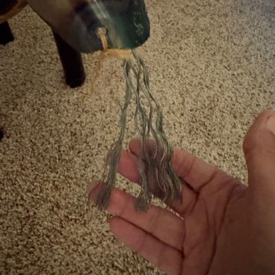 Welded Scrap Metal Goat Sculpture (LR-RG)