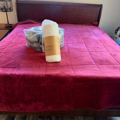 King Bedding - Vellux Blanket & Down Alternative Comforter Set (PB-RG)